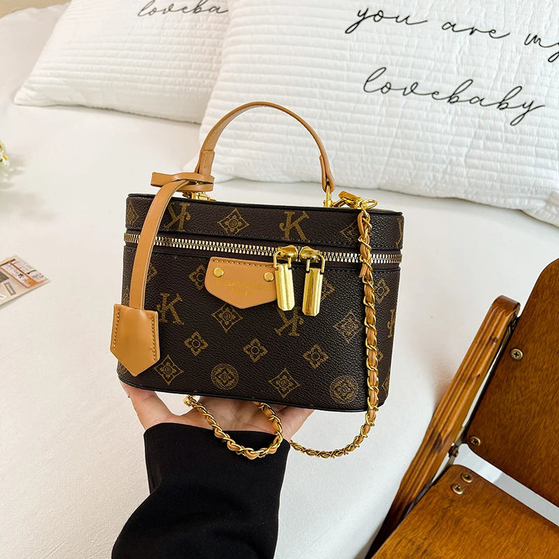 Sac Épaule Femme Cuir PU Imprimé — Bandoulière Fashion Tendance 2025