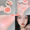 Blush Mousse Rose Fille Palette 4 Couleurs Mat & Pêche — Contouring Visage
