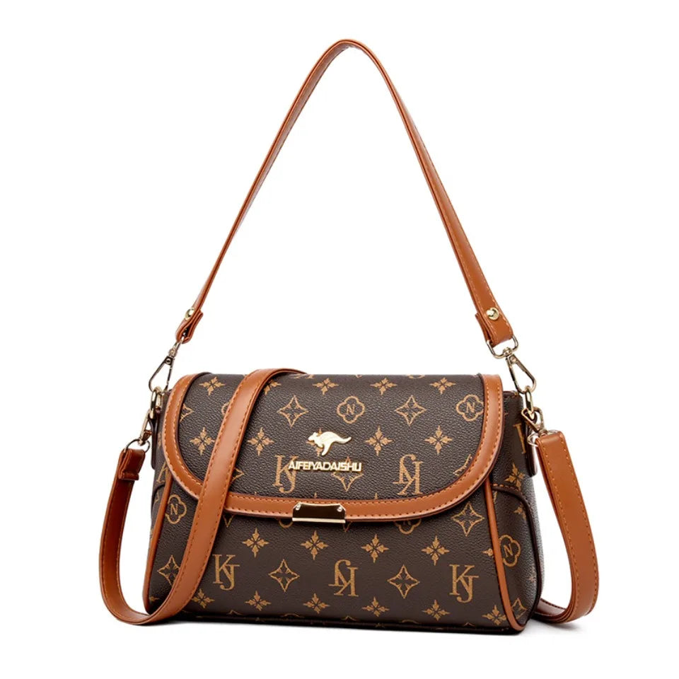 Sac À Main Femme Fleurs Luxe — Bandoulière Épaule, Tote Casual Tendance