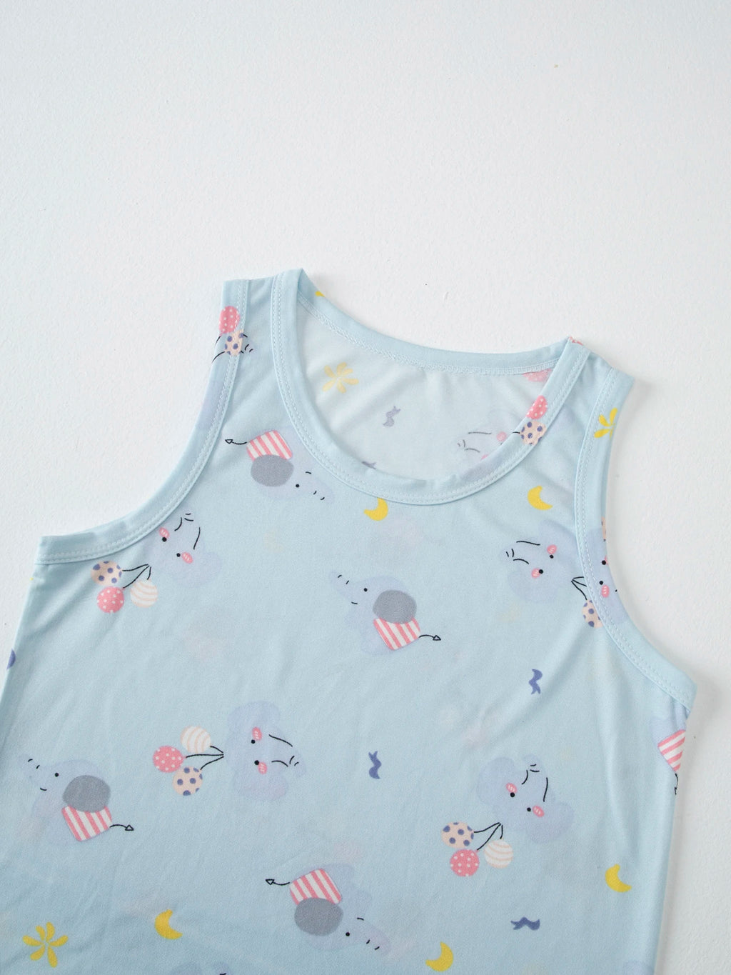 Ensemble 2 pièces enfant mixte – T-shirt manches courtes & short imprimé animaux, été 4-6 ans