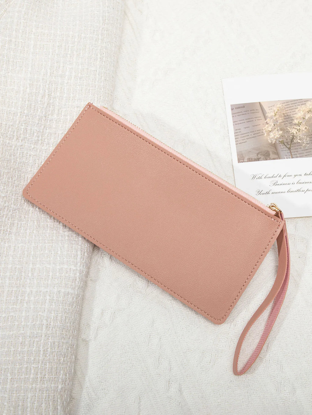 Porte-Monnaie Ultra-Fin Cuir PU Femme — Multifonction, Porte-Cartes Long Pratique