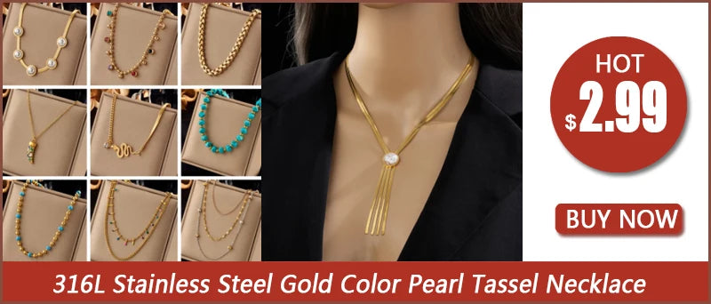 DIEYURO Parure Collier & Bracelet Nœud Torsadé Acier 316L — Or & Argent, Anti-Ternissement