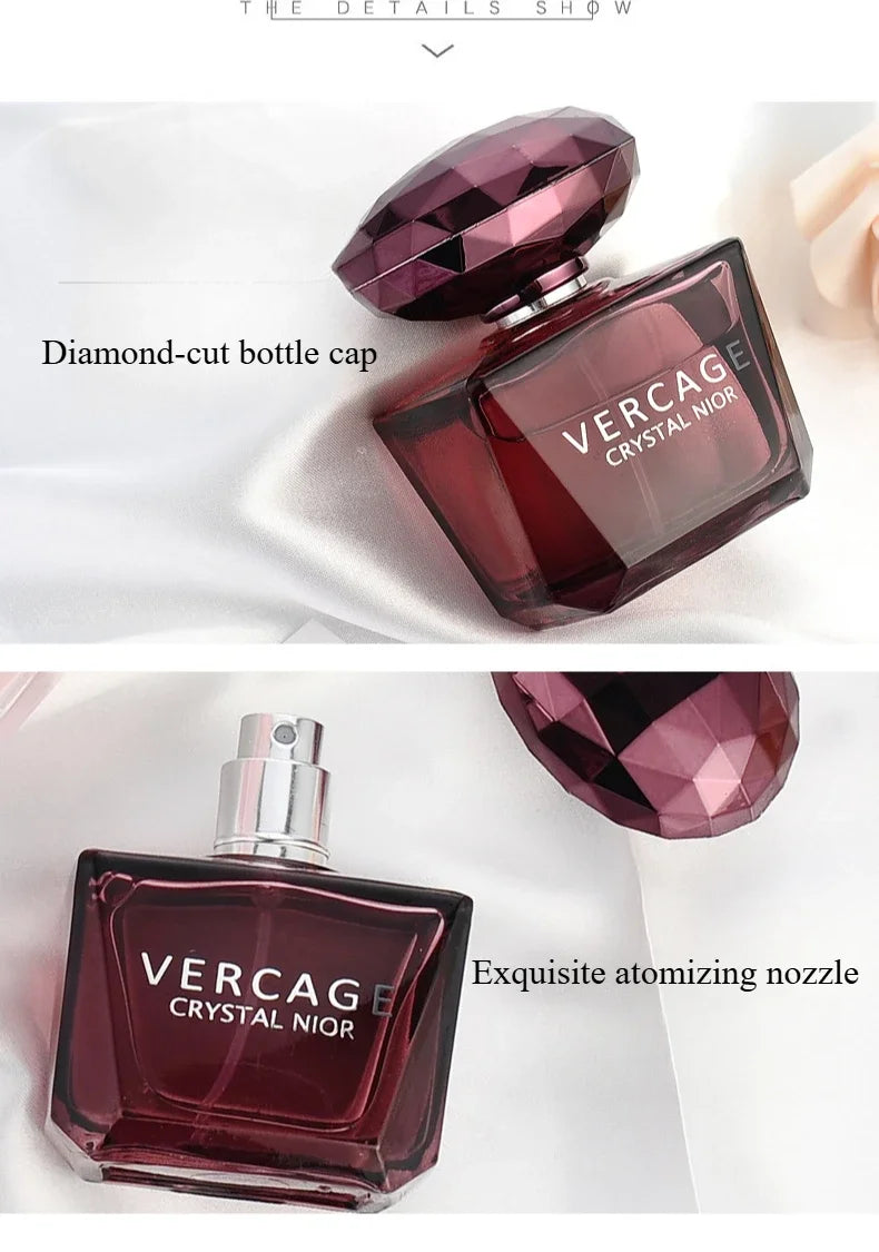 Parfum Femme Sweet Love — Spray Corps Longue Durée 50ml, Senteur Florale, Flacon Diamant Crystal