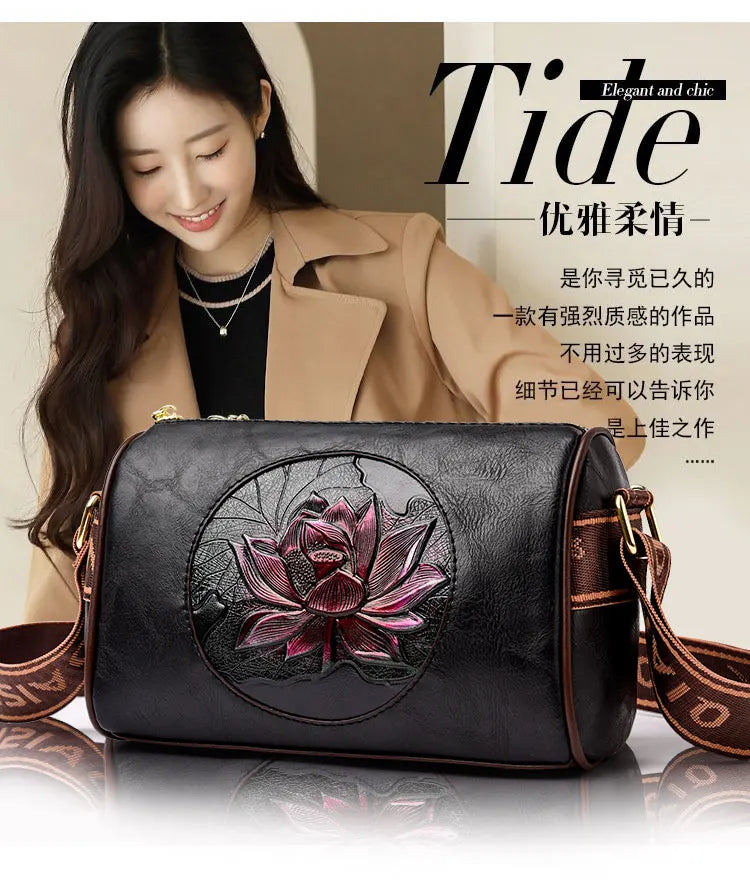 Sac Seau Femme Cuir PU Souple — Tote Casual Grande Capacité, Bandoulière