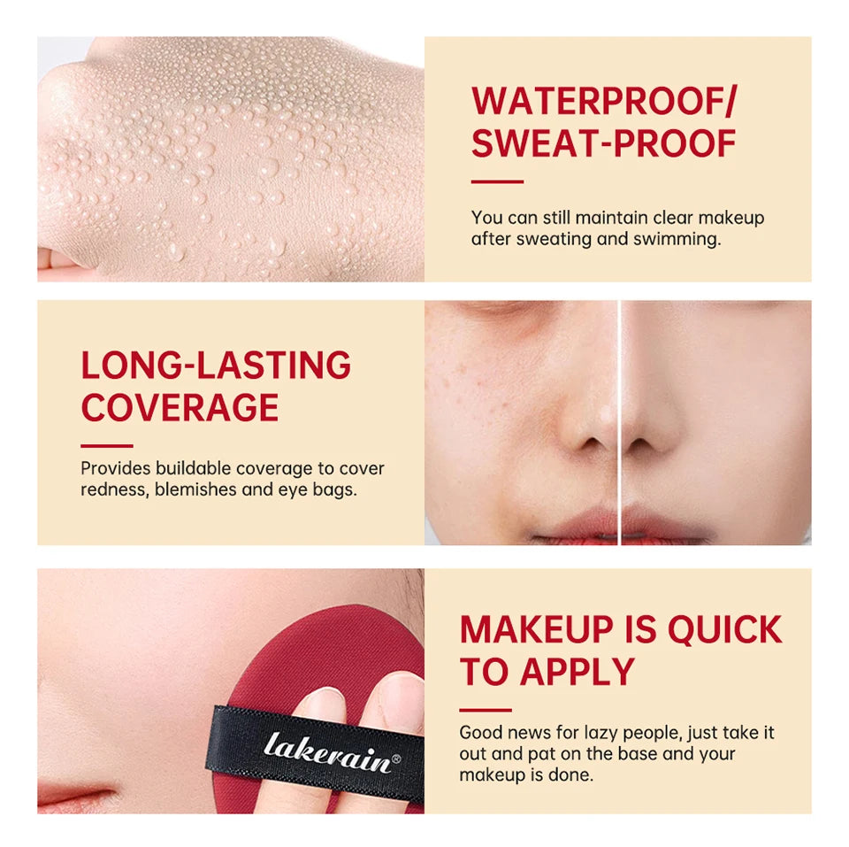 Fond de Teint Cushion Solaire Hydratant Correcteur Contrôle Brillance — Cosmétiques Coréens