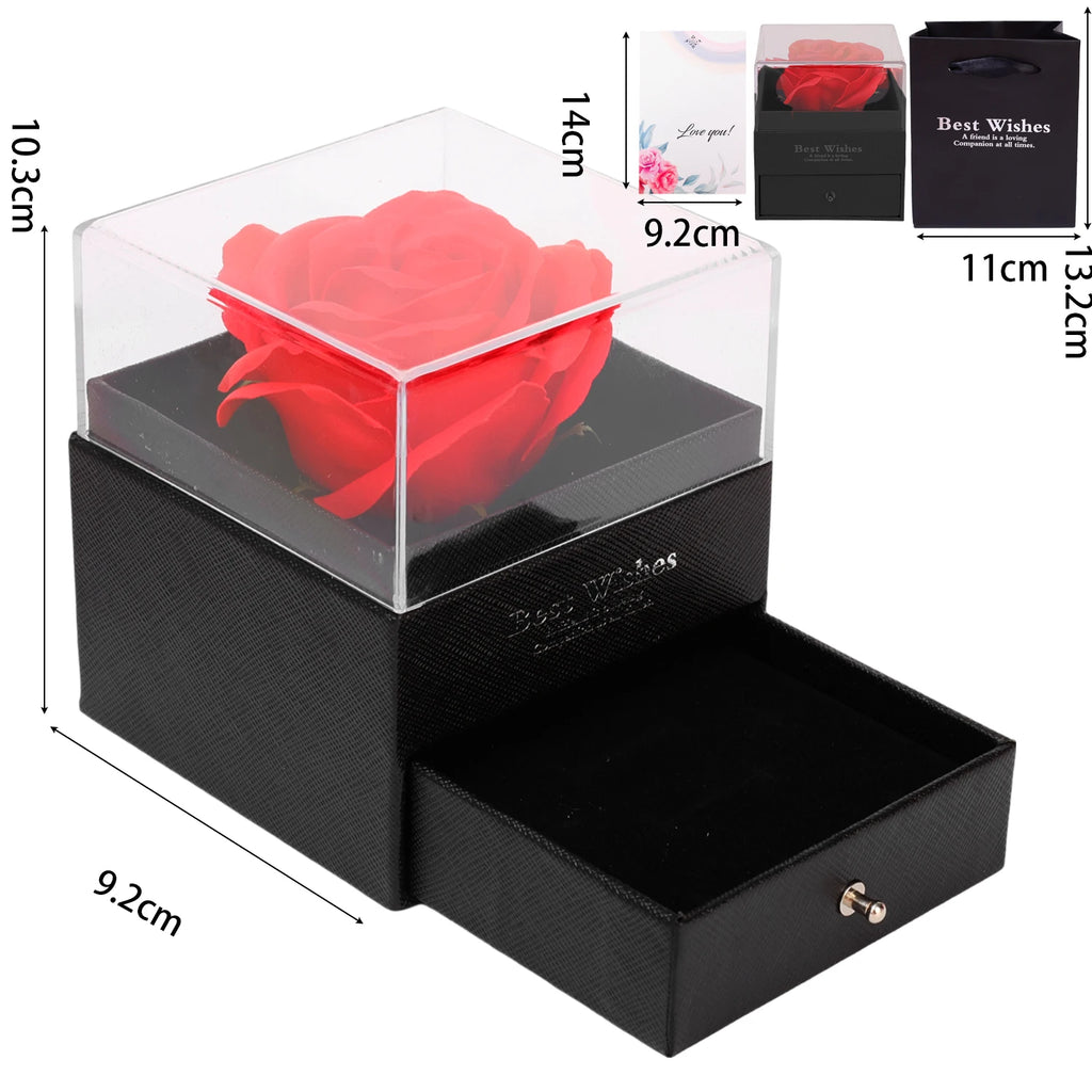 Coffret Cadeau Saint-Valentin 2025 — Collier Cœur Scintillant & Boîte Rose Luxueuse