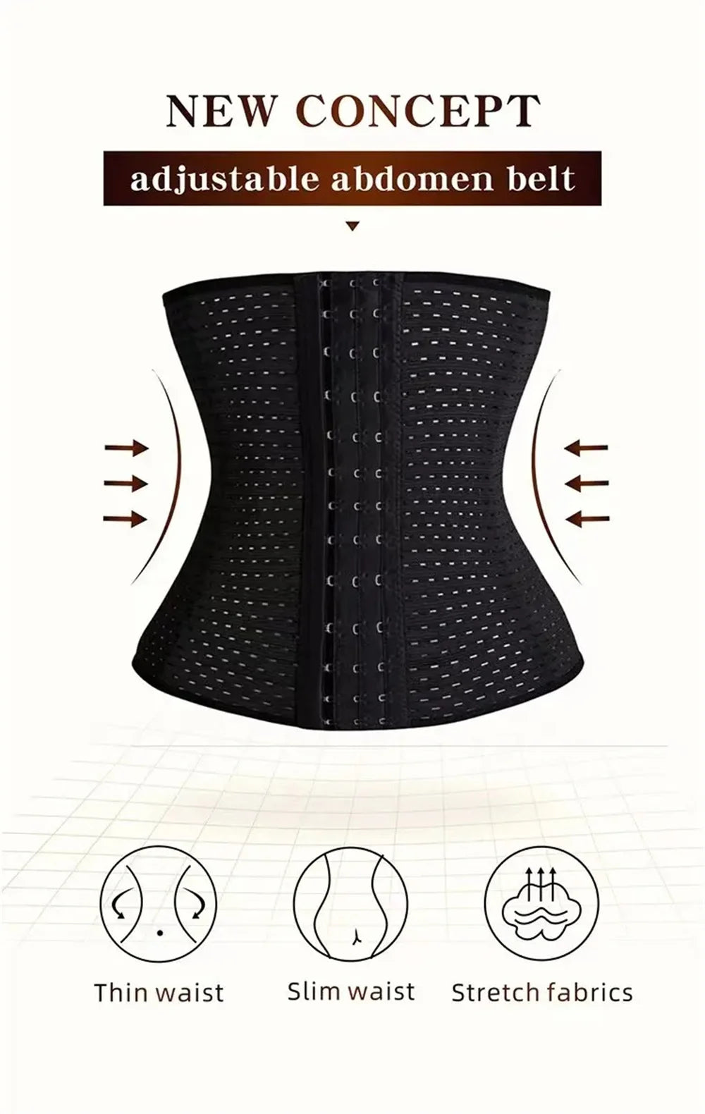 Gaine Amincissante Postpartum pour Femme – Corset Ventre Plat