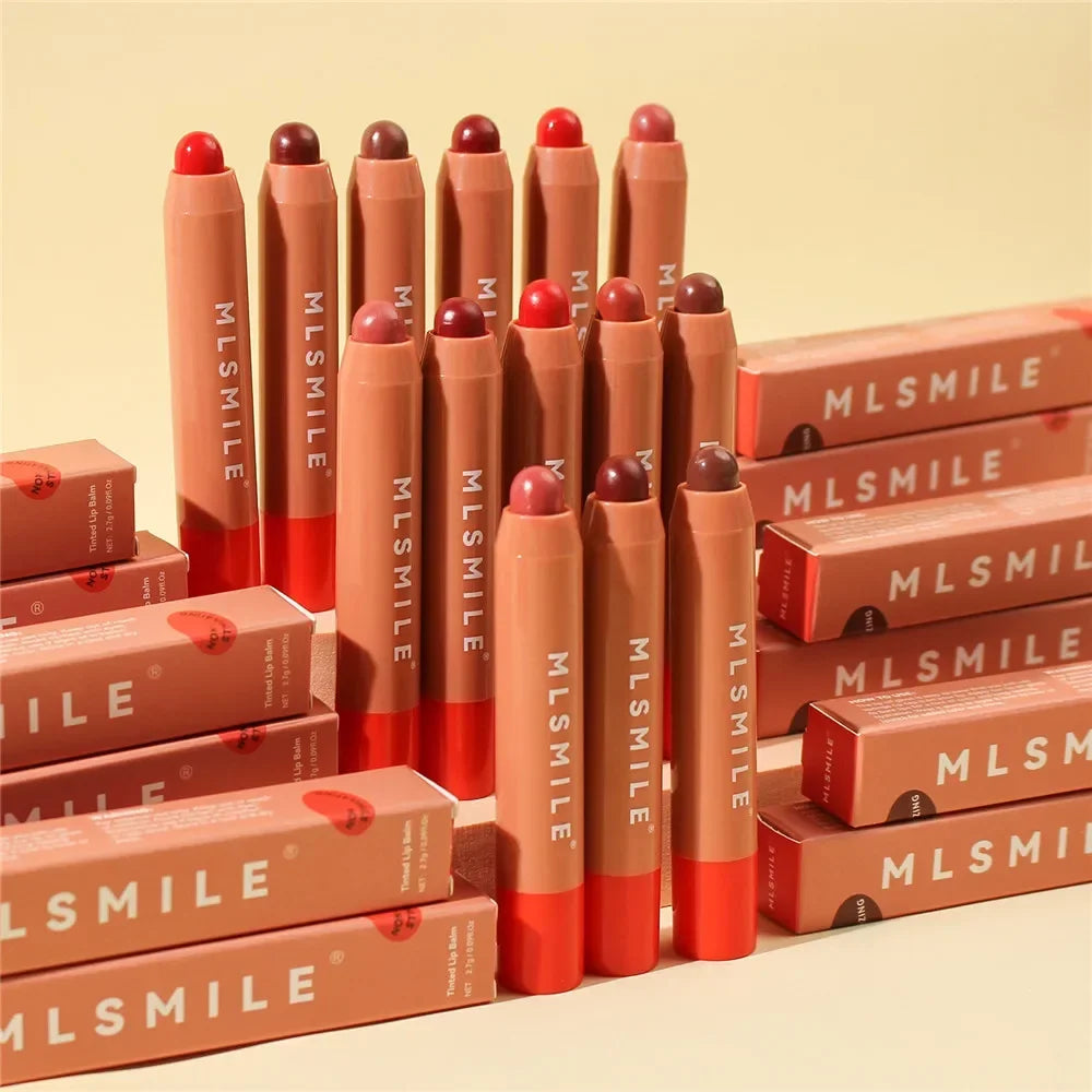 Crayon Lèvres Velours Waterproof 6 Couleurs Longue Tenue — Nude & Rose