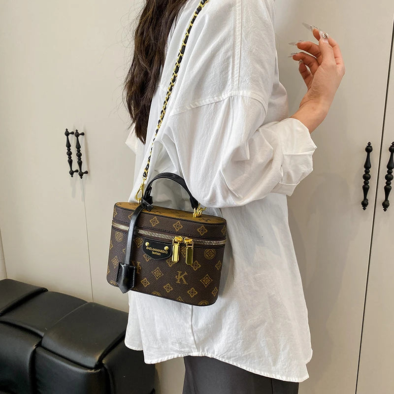 Sac Épaule Femme Cuir PU Imprimé — Bandoulière Fashion Tendance 2025