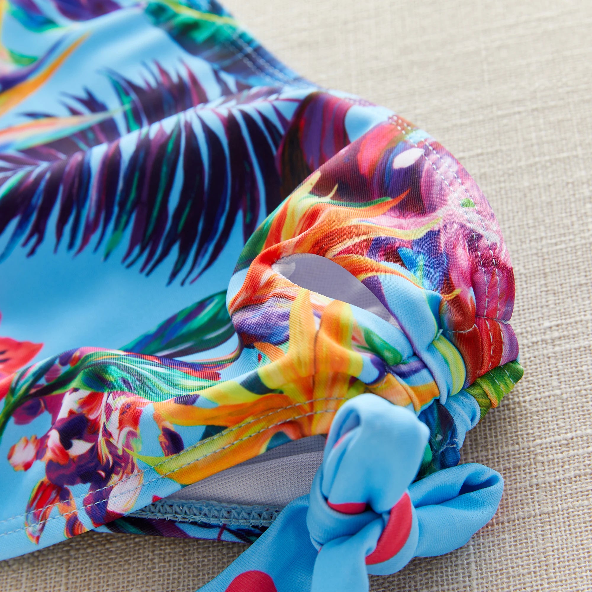 Bikini Taille Haute Bandage Floral 2026 — Volanté, Push Up, Bretelles Brésilien
