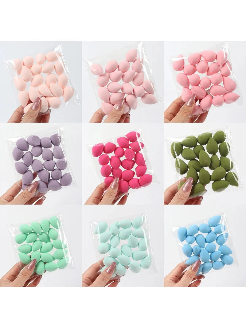 Set Éponges Maquillage Douces 4/8 Pièces — Beauty Egg & Puff pour Fond de Teint