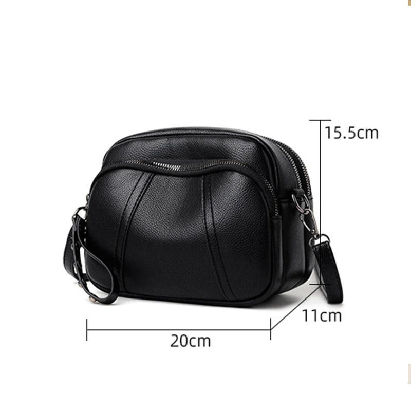 Sac à Main Femme Cuir Luxe Designer — Bandoulière Épaule, Grande Marque