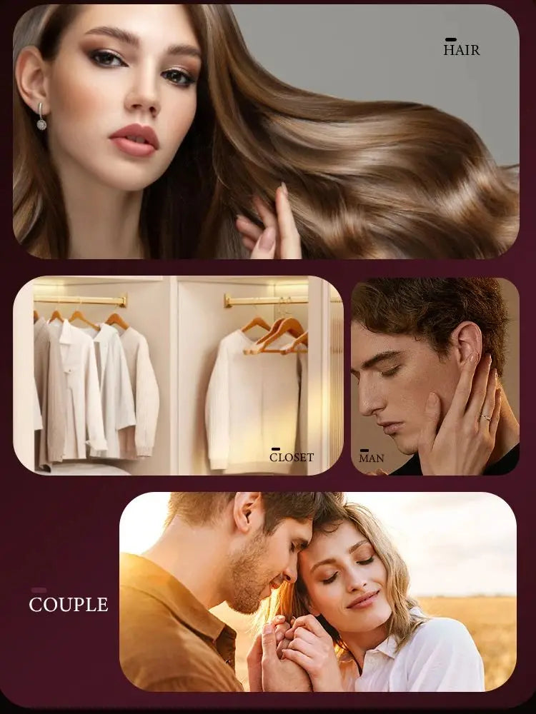 Lot 2 Sprays Parfum Noix de Coco — Cheveux & Corps, Longue Durée, Format Voyage