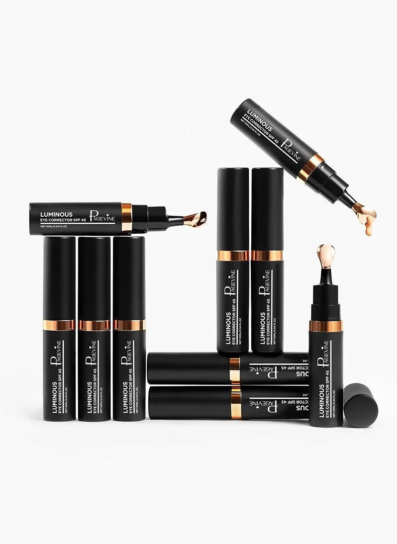 Correcteur Lumineux 4 Couleurs — Anti-Cernes, Illuminateur, Maquillage Liquide