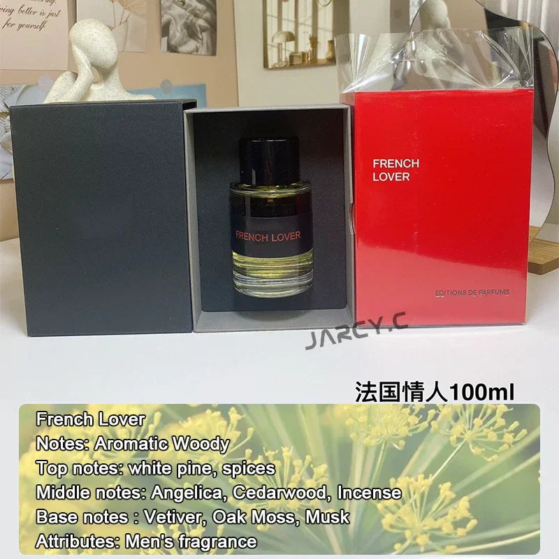 JARCY.C Eau de Parfum Unisexe 100ml — Boisé Floral, Phéromones, Longue Durée