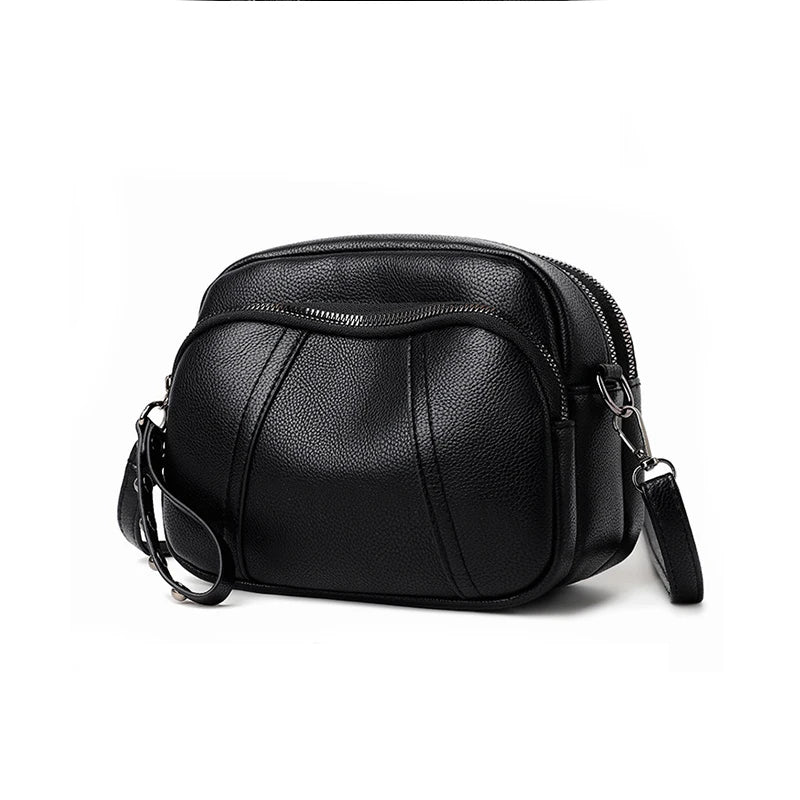 Sac à Main Femme Cuir Luxe Designer — Bandoulière Épaule, Grande Marque
