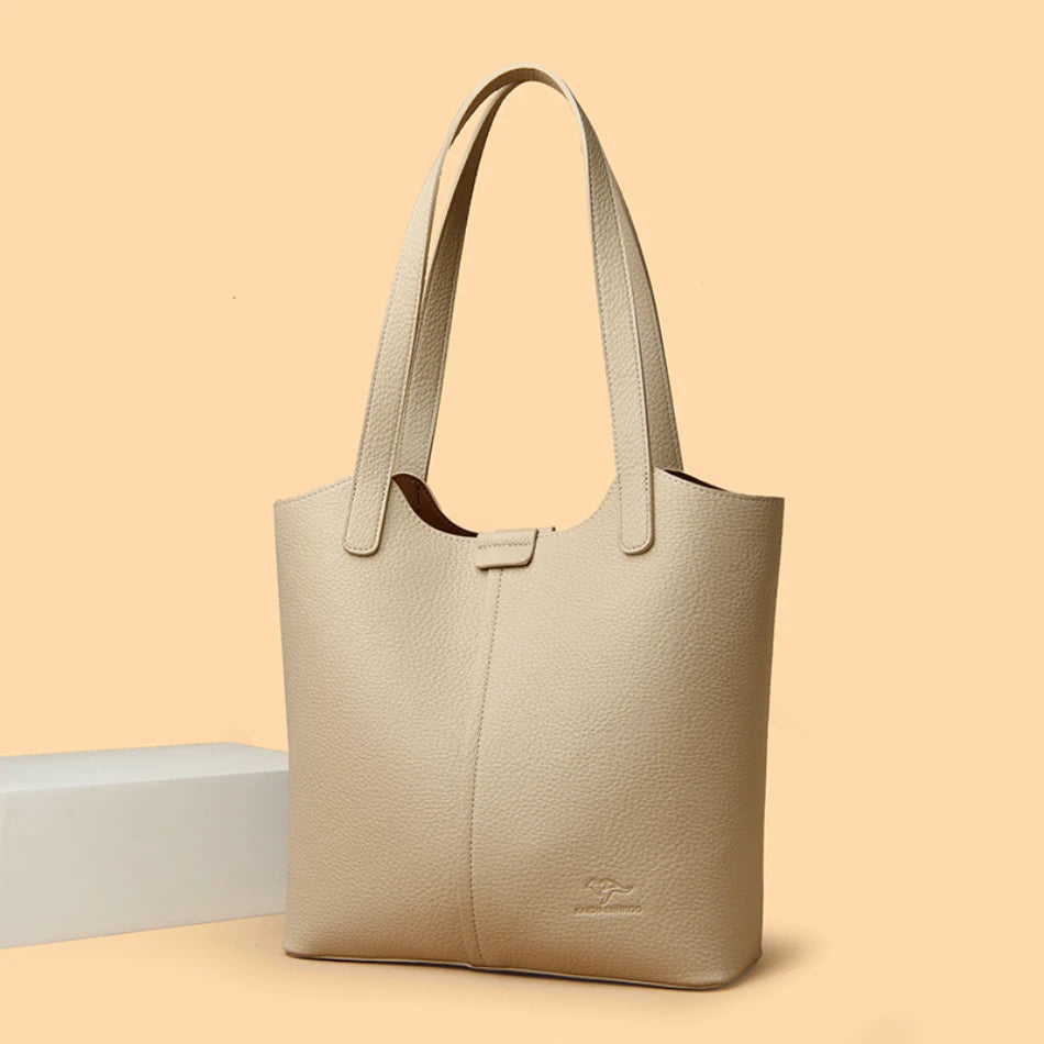 Sac À Main Femme PU Cuir Carré — Grand Tote Épaule, Bandoulière Fashion