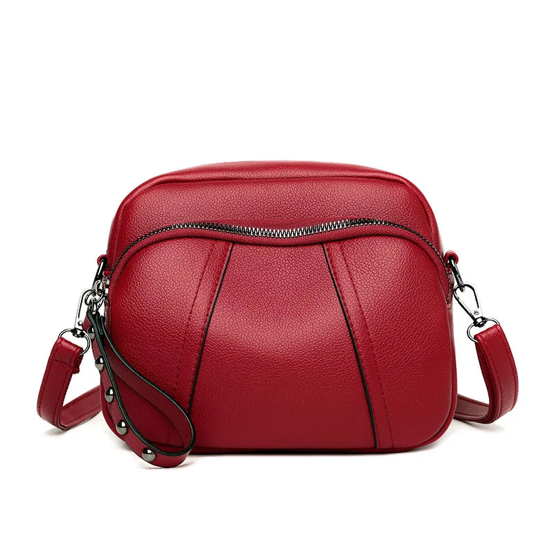 Sac à Main Femme Cuir Luxe Designer — Bandoulière Épaule, Grande Marque