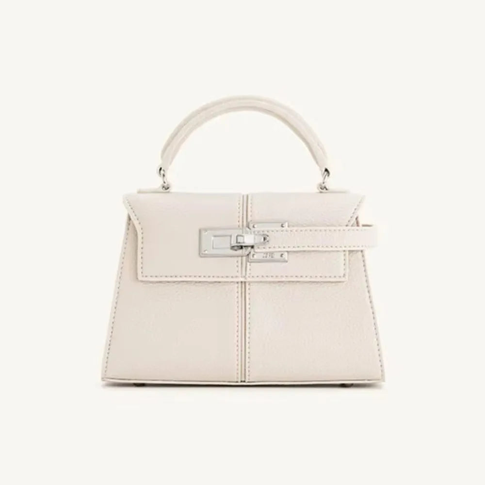 Sac Trapézoïdal Femme Cuir PU 2025 — Sac À Main Top-Handle Élégant