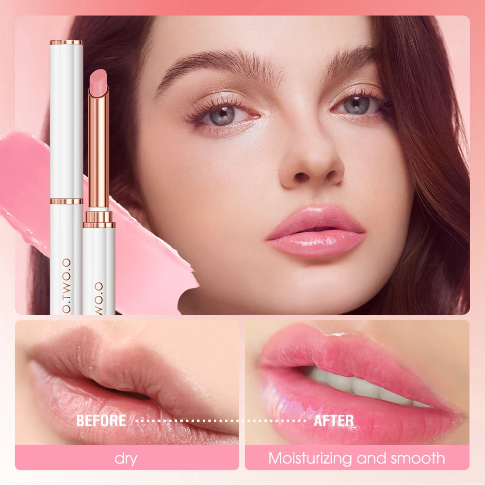 Baume à Lèvres Changeant de Couleur O.TWO.O — Huile Hydratante, Lip Gloss, Longue Tenue