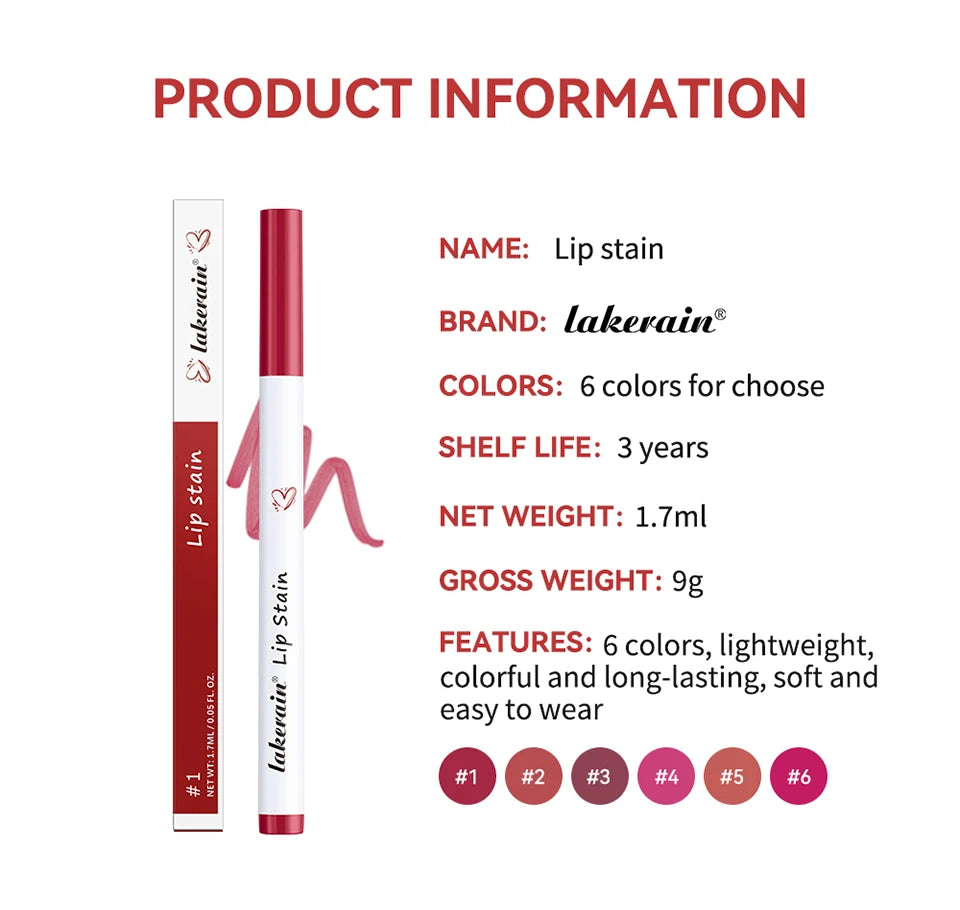 Crayon Contour Lèvres 2en1 Longue Tenue Anti-Bavure — Double Face Ultra Pigmenté