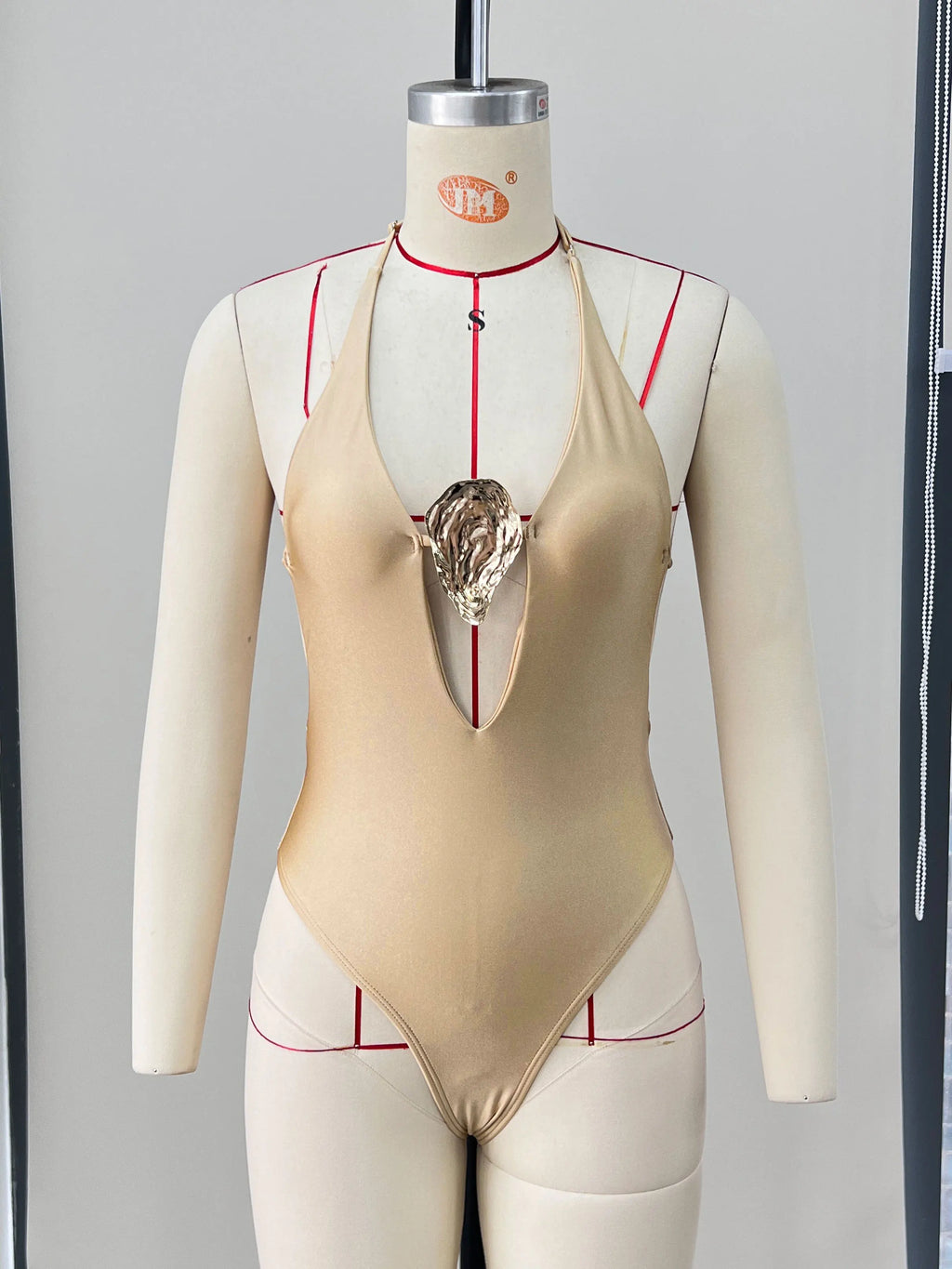Bikini 2-3 Pièces Femme Push Up — Imprimé Coquillage, Style Brésilien Plage