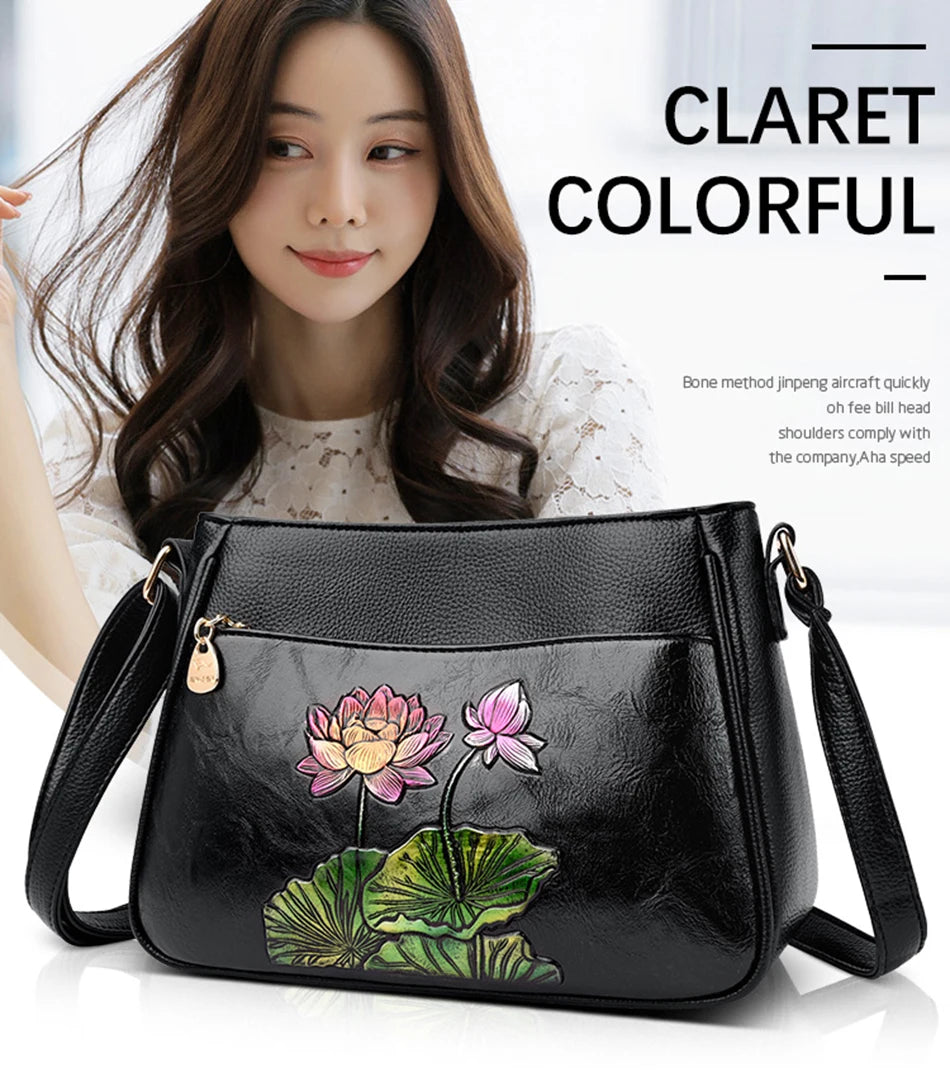 Sac À Main Femme Luxe Cuir Souple — Bandoulière Épaule, Messenger Bag 2025
