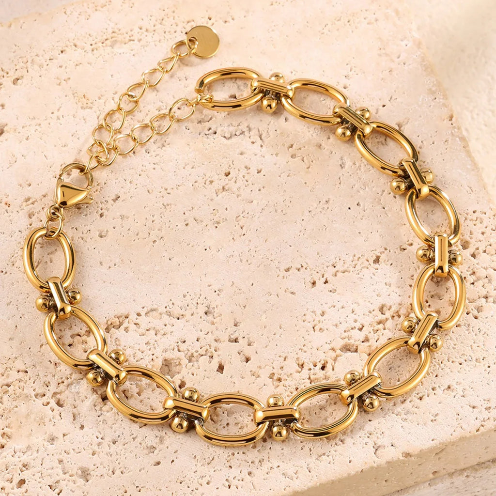 ZAKOL Bracelet Femme Zircon Or 18K Acier — Imperméable, Cadeau Bijou Mode