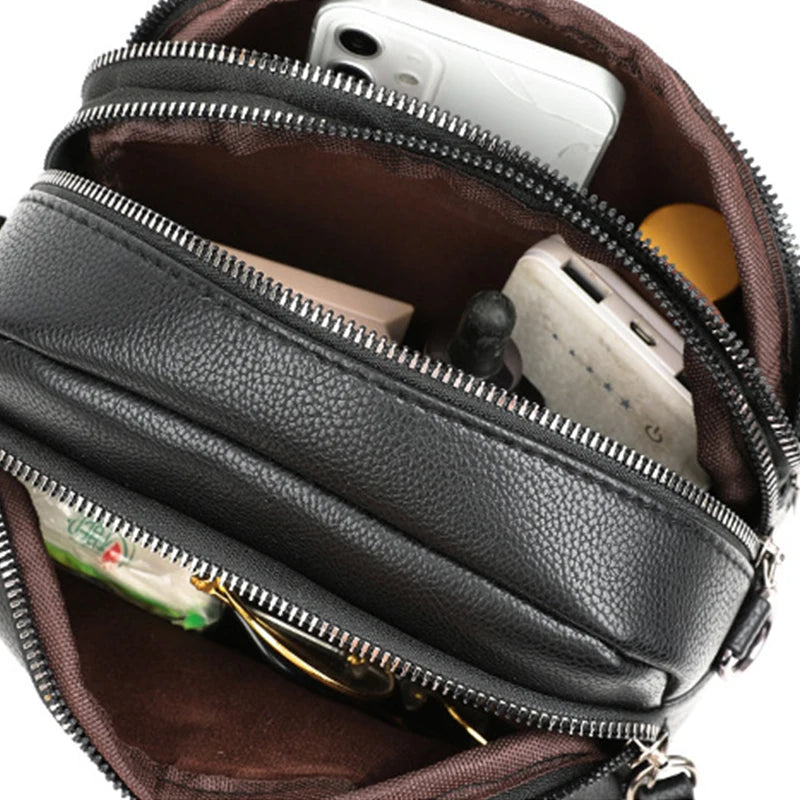Sac à Main Femme Cuir Luxe Designer — Bandoulière Épaule, Grande Marque