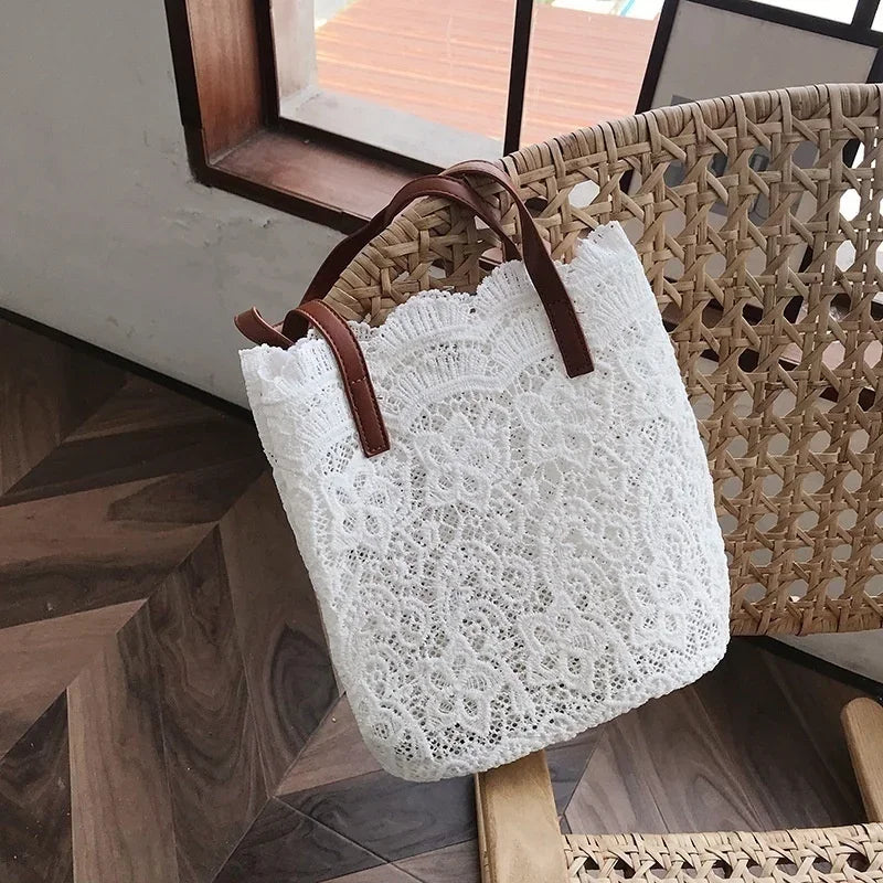 Sac À Main Femme Toile & Cuir — Bandoulière Luxe, Style Casual Fashion
