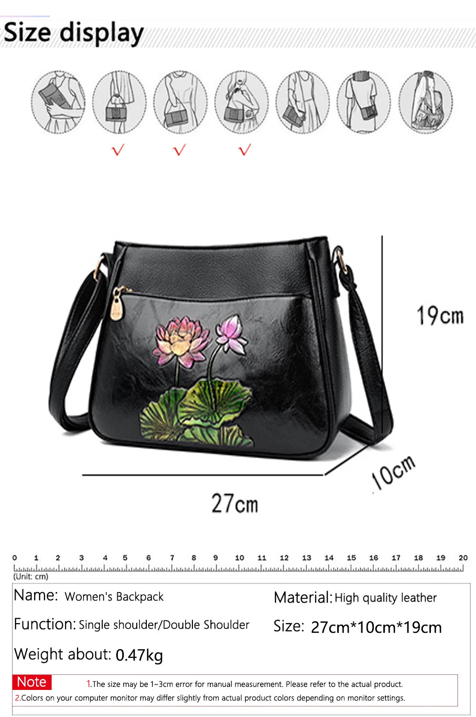 Sac À Main Femme Luxe Cuir Souple — Bandoulière Épaule, Messenger Bag 2025
