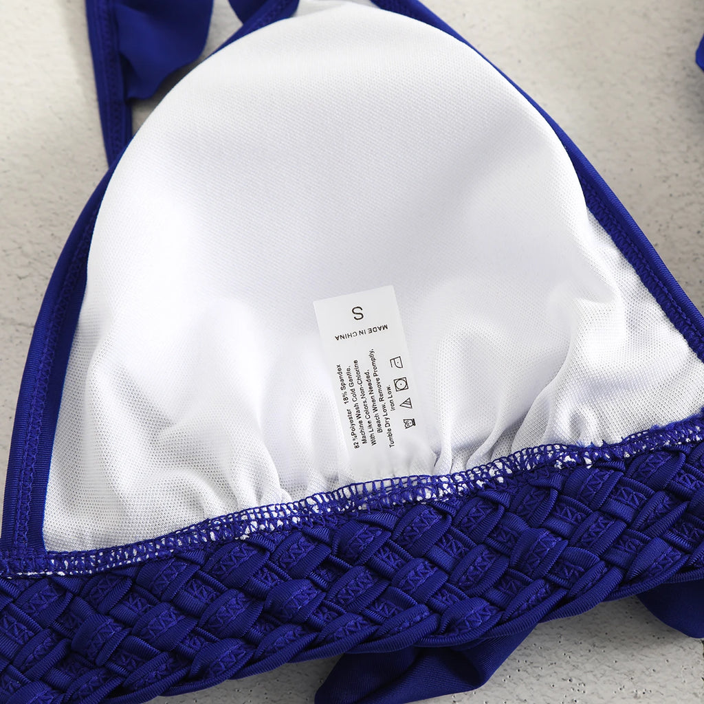 Bikini Taille Haute Bandage Floral 2026 — Volanté, Push Up, Bretelles Brésilien