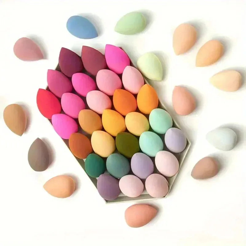 Set Éponges Maquillage Douces 4/8 Pièces — Beauty Egg & Puff pour Fond de Teint