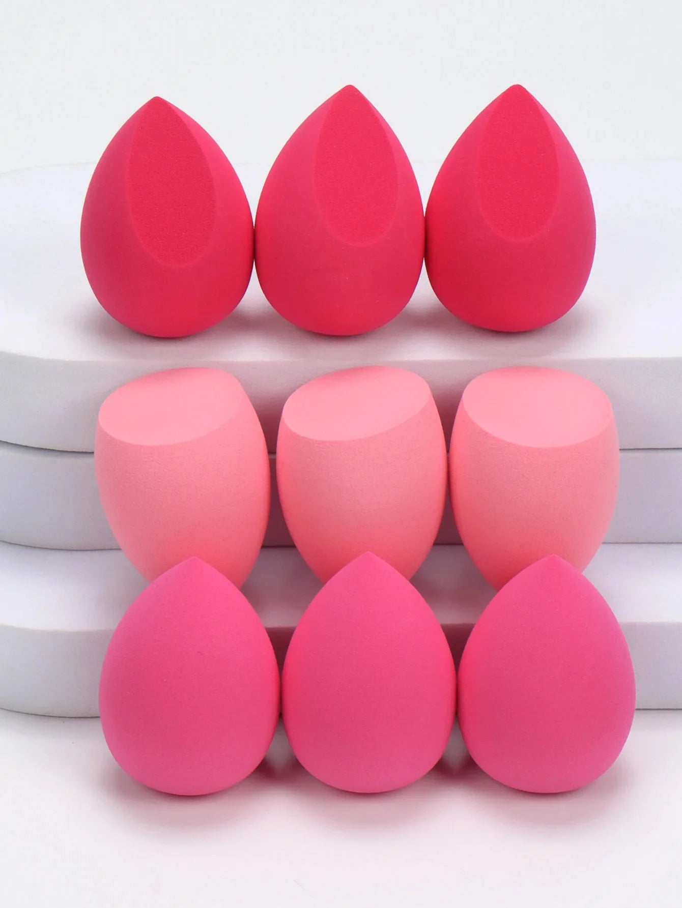 Set Éponges Maquillage Douces 4/8 Pièces — Beauty Egg & Puff pour Fond de Teint