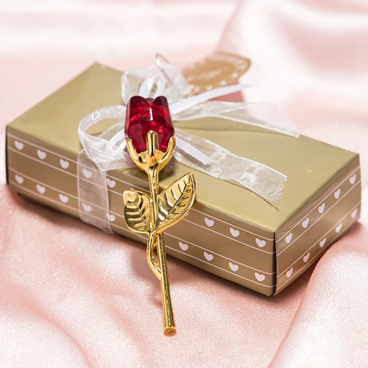 Rose Cristal Artificielle Éternelle – Cadeau Fête des Mères & Anniversaire