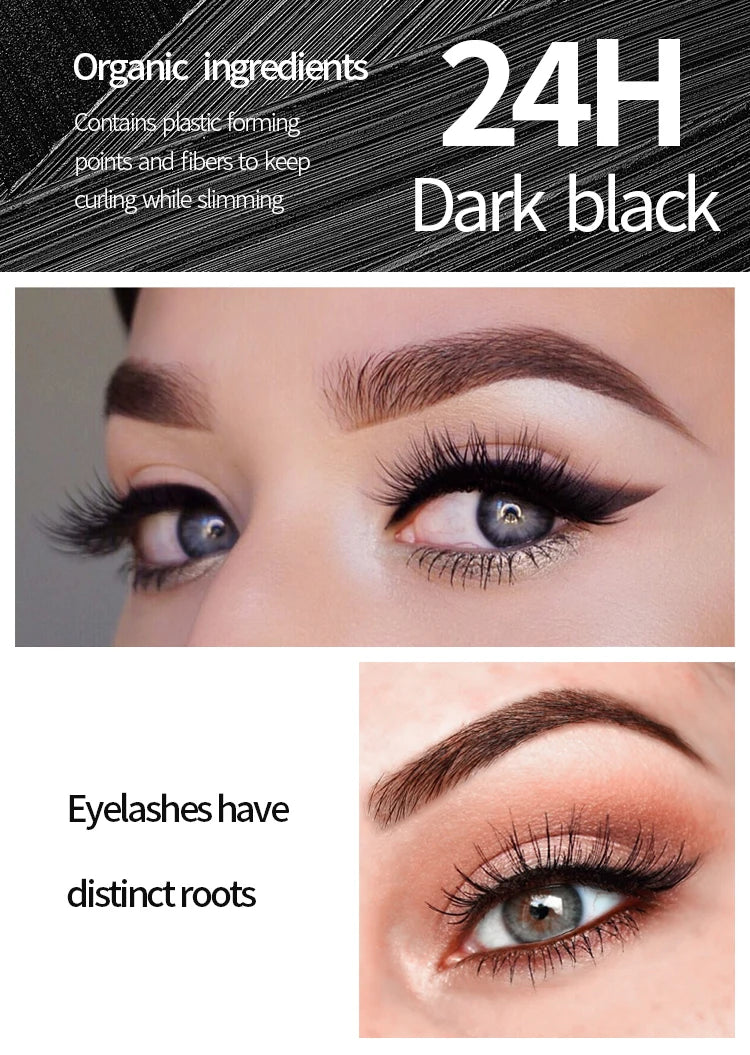 Set Eyeliner Liquide & Mascara 4D YANQINA — Waterproof, Crayon Sourcils, Yeux