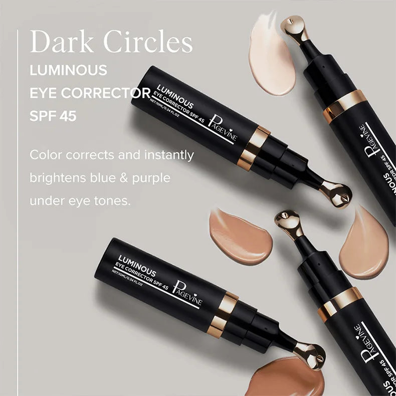 Correcteur Lumineux 4 Couleurs — Anti-Cernes, Illuminateur, Maquillage Liquide