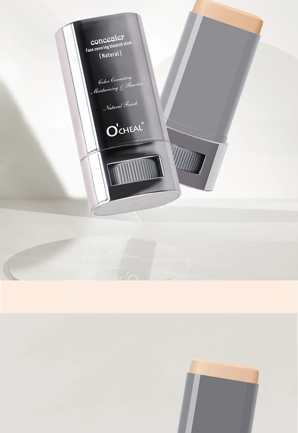 Stick Fond de Teint Contouring Magique Longue Tenue Léger — Correcteur Lumineux