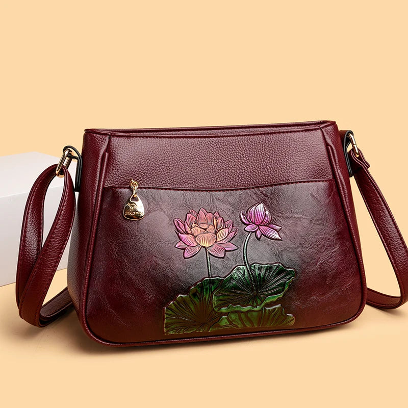 Sac À Main Femme Luxe Cuir Souple — Bandoulière Épaule, Messenger Bag 2025