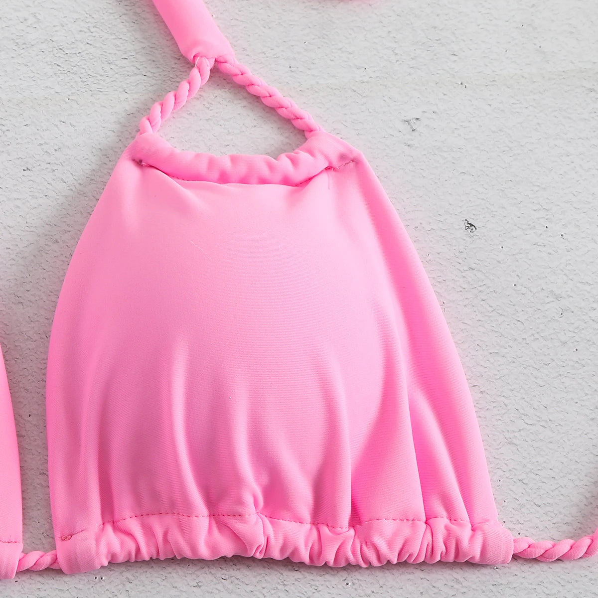 Bikini Brésilien Femme Taille Basse Imprimé — Push-Up, Maillot de Bain Sexy