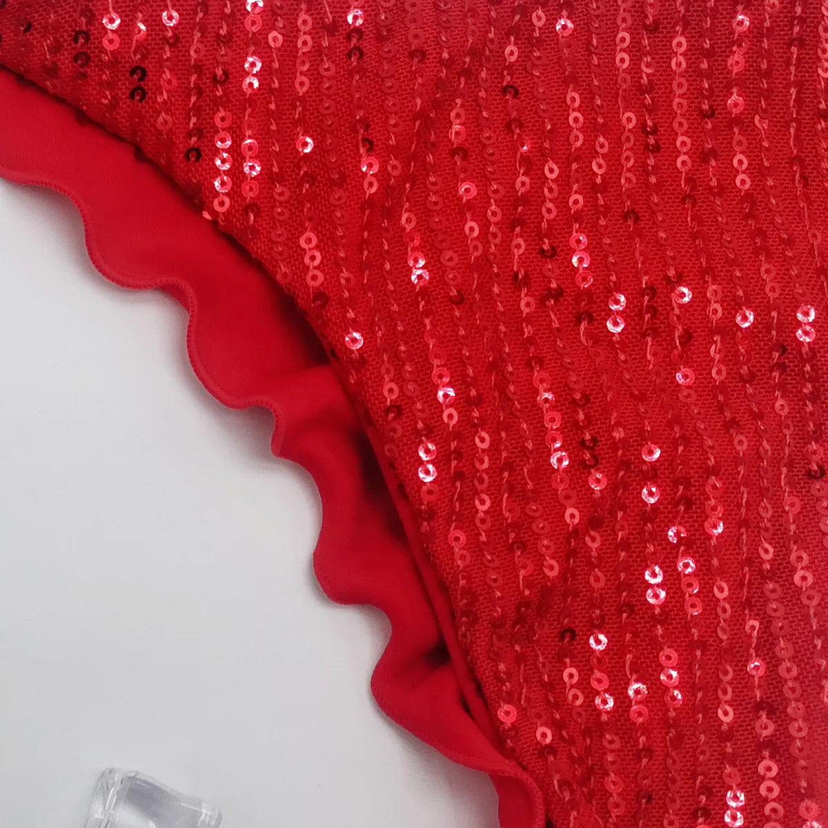 Bikini Paillettes Halter Sexy — Sequins Brillants, Maillot de Bain Femme Plage