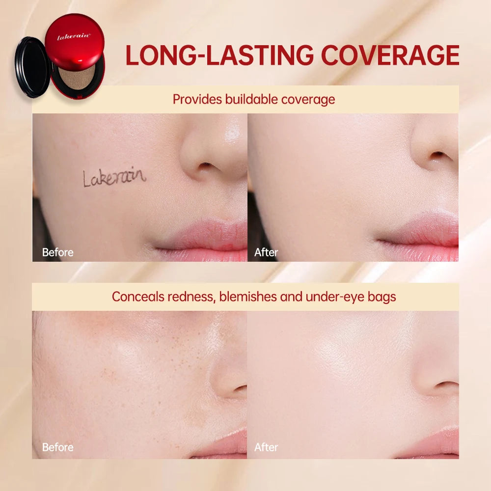 Fond de Teint Cushion Solaire Hydratant Correcteur Contrôle Brillance — Cosmétiques Coréens