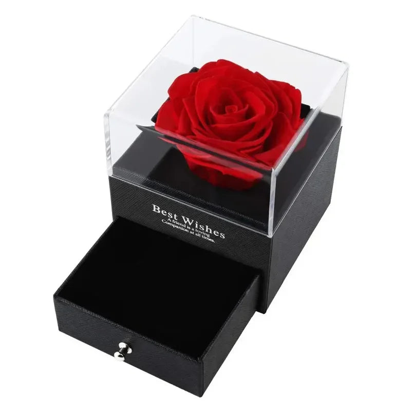 Coffret Fleur Éternelle & Boîte Bijoux – Cadeau Boutique Fête des Mères 2025