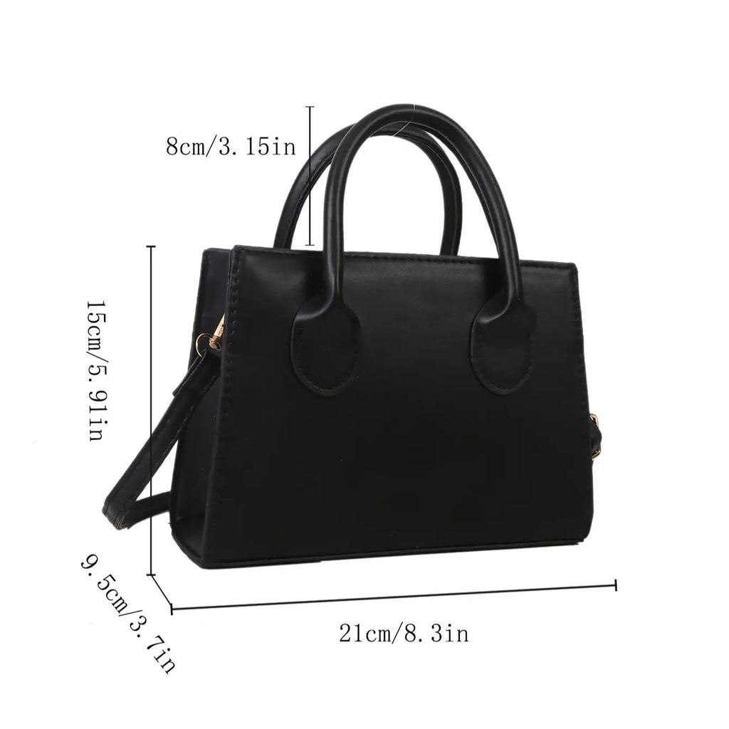Sac Bandoulière Femme PU Cuir — Tote Luxe Grande Capacité, Sac Voyage Épaule