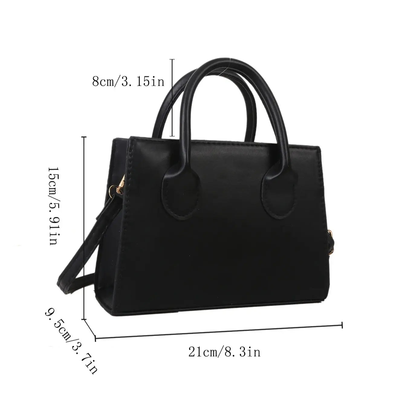 Sac Bandoulière Femme PU Cuir — Tote Luxe Grande Capacité, Sac Voyage Épaule