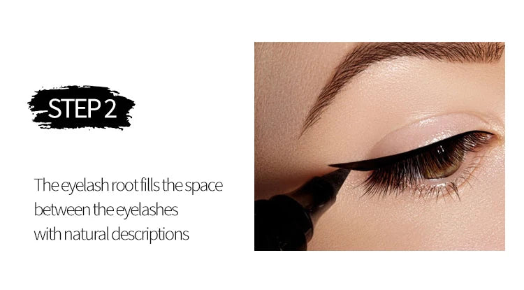 Set Eyeliner Liquide & Mascara 4D YANQINA — Waterproof, Crayon Sourcils, Yeux