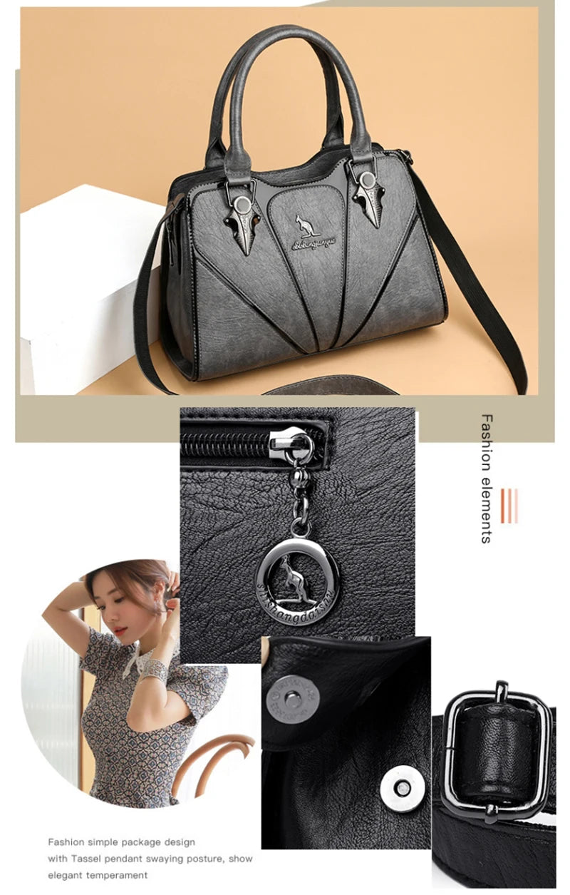 Sac à Main Femme Luxe — Cuir, Bandoulière, Sac Épaule Grande Marque 2024