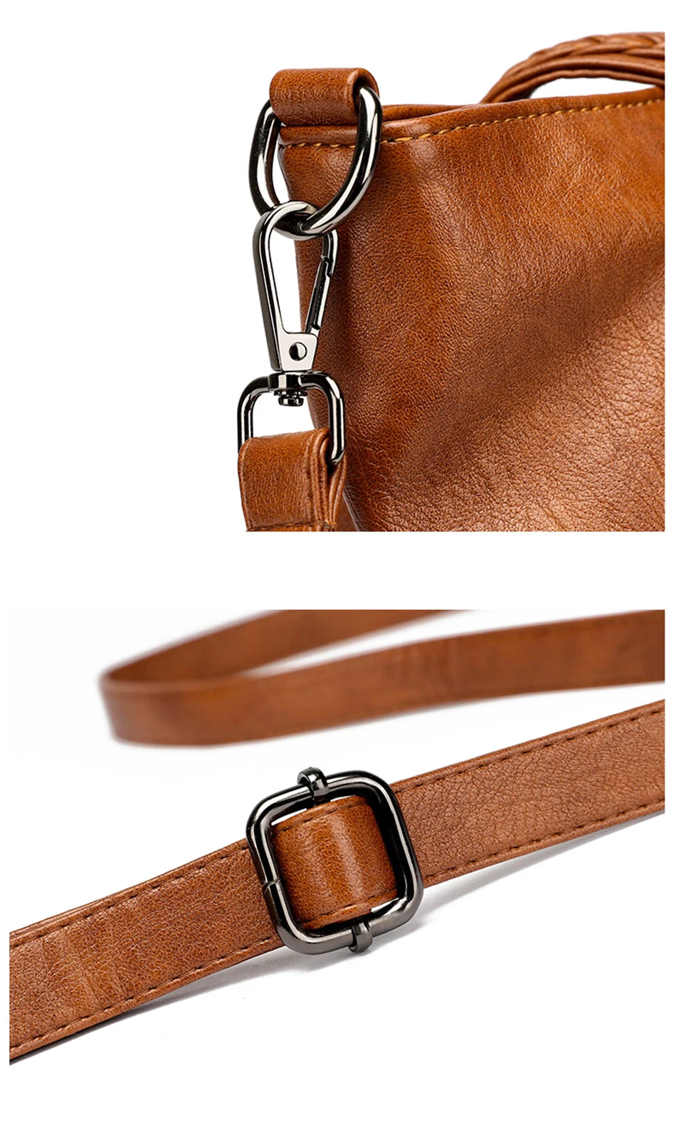 Sac À Main Femme Cuir PU Grande Marque — Tote Casual Élégant, Bandoulière