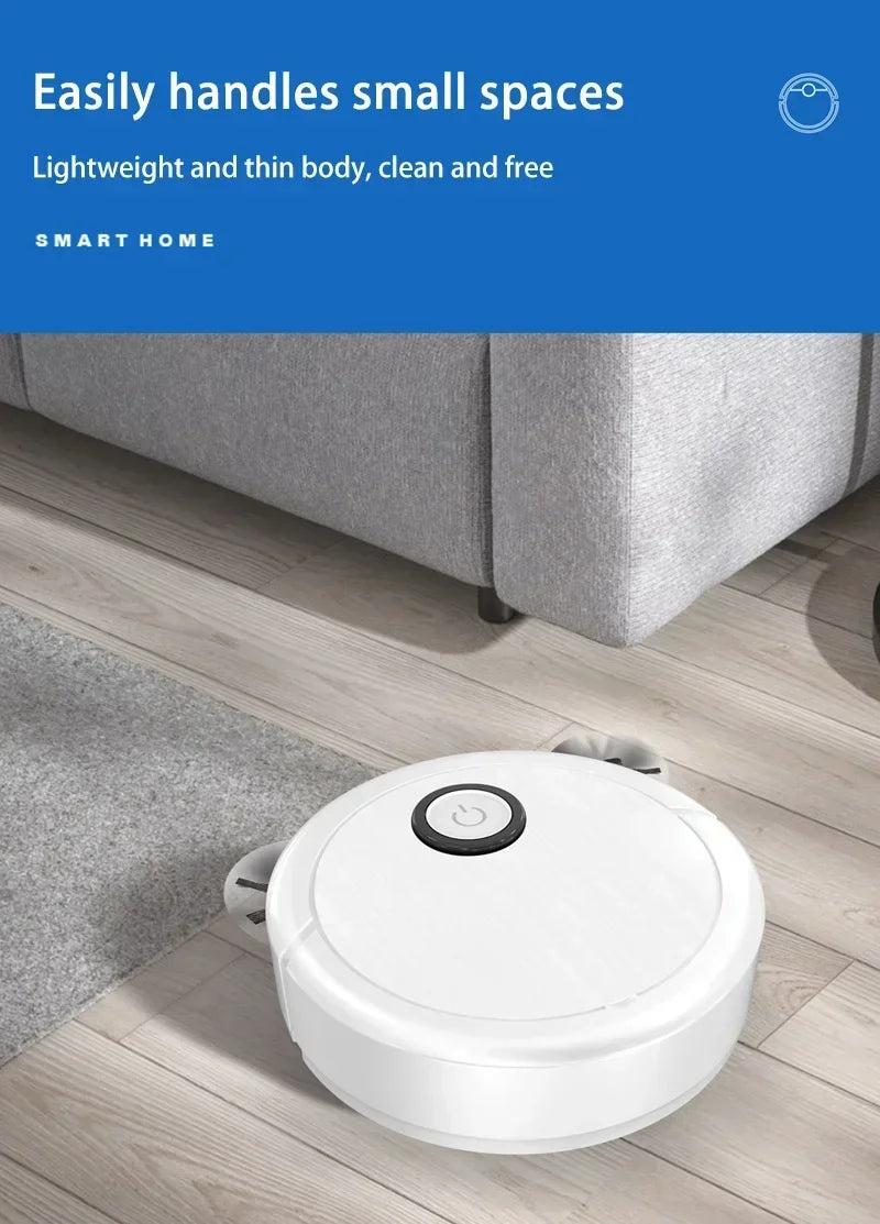 Aspirateur Robot 3-en-1 Intelligent — Aspiration 6000Pa, Lavage, Navigation Laser, Poils d'Animaux