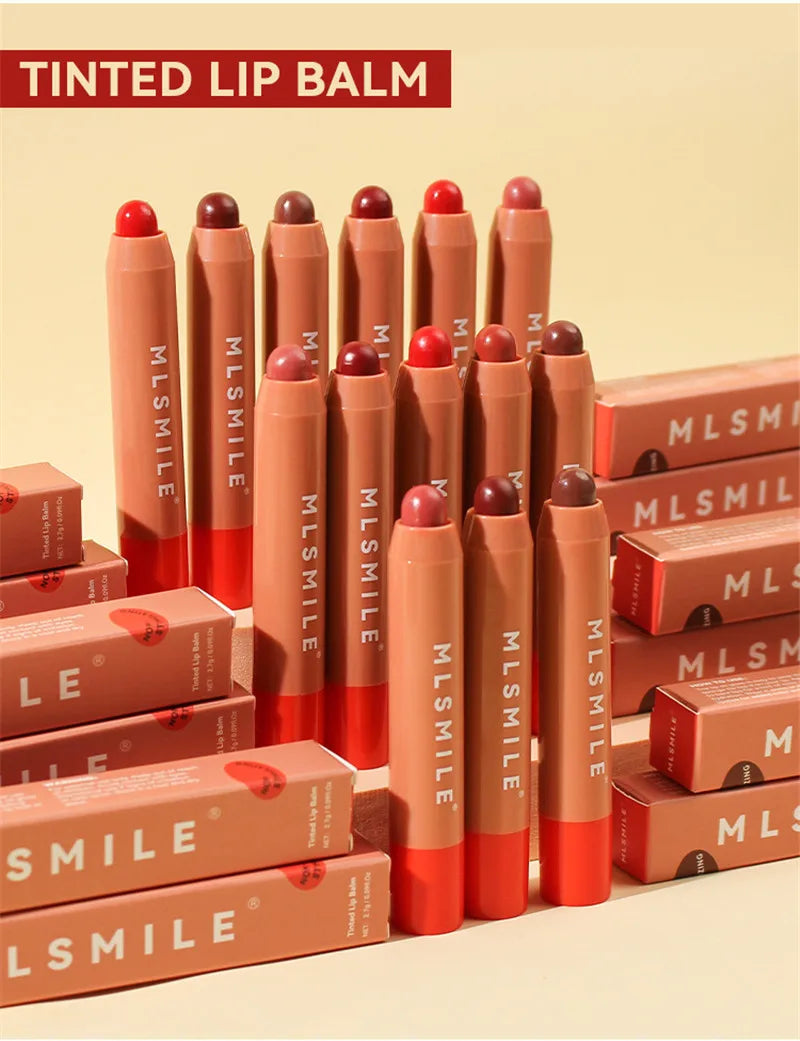 Crayon Lèvres Velours Waterproof 6 Couleurs Longue Tenue — Nude & Rose